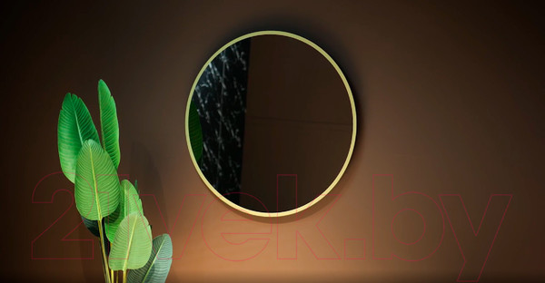 Изображение товара Зеркало Silver Mirrors Monaco Gold D77 / LED-00002766