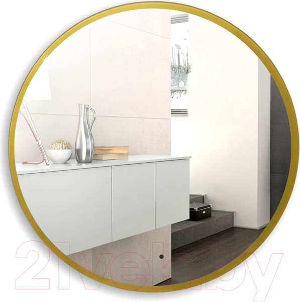 Изображение товара Зеркало Silver Mirrors Monaco Gold D77 / LED-00002766