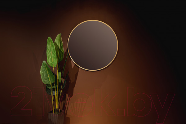Изображение товара Зеркало Silver Mirrors Monaco Gold D77 / LED-00002766