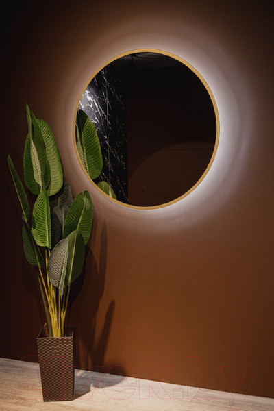 Изображение товара Зеркало Silver Mirrors Monaco Gold D77 / LED-00002766