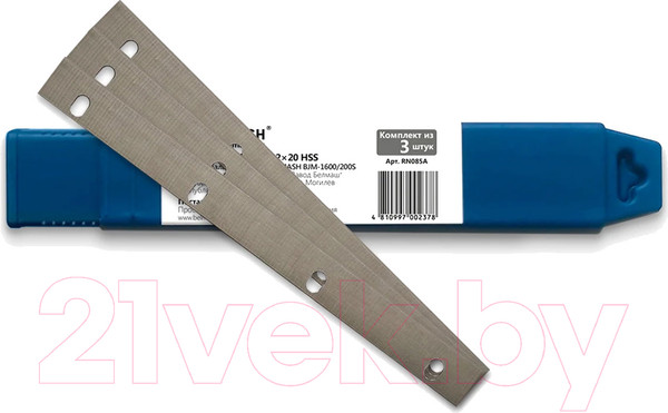 Изображение товара Набор ножей для станка БЕЛМАШ HSS 214x20x2 / RN085A (3шт)