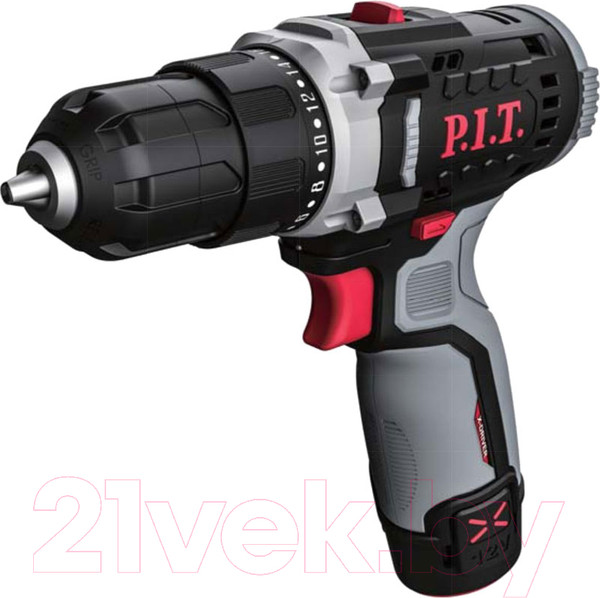 Изображение товара Аккумуляторная дрель-шуруповерт P.I.T PBM12K-10A/2