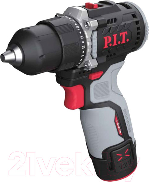 Изображение товара Аккумуляторная дрель-шуруповерт P.I.T PBM12K-10B/2