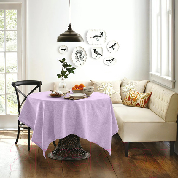 Изображение товара Скатерть Волшебная ночь Волшебная ночь 165x200 (рогожка/сирень 71)