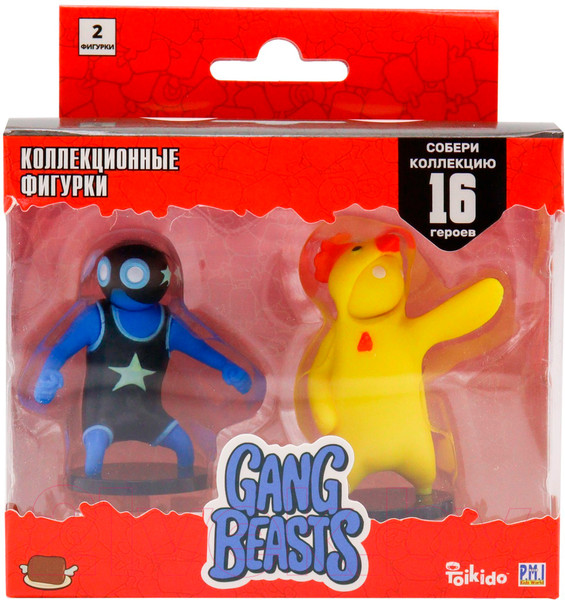 Изображение товара Набор фигурок коллекционных Gang Beasts Рестлер в костюме / GB2015-D