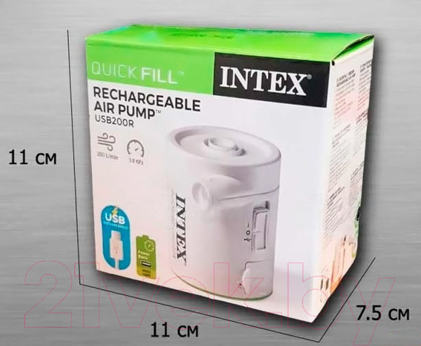 Изображение товара Насос электрический Intex 66637 (USB)