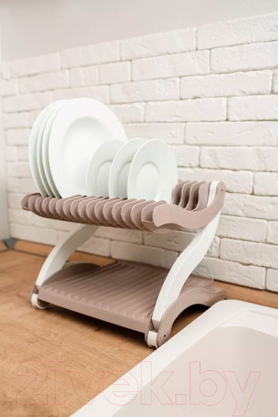 Изображение товара Сушилка для посуды Полимербыт 2-х ярусная / 4313500