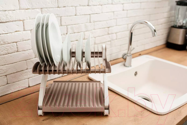 Изображение товара Сушилка для посуды Полимербыт 2-х ярусная / 4313500