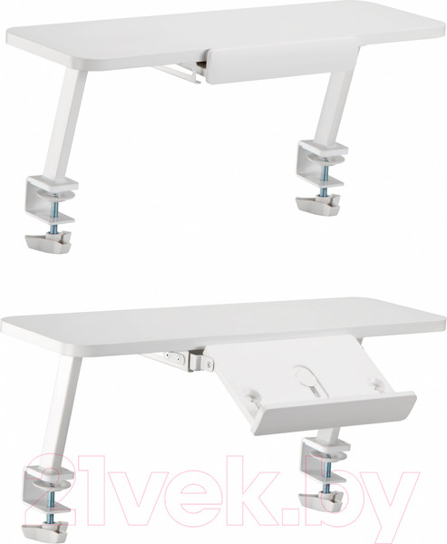 Изображение товара Парта Растущая мебель Smart 80 Е602 с полкой E611 и накладкой E511