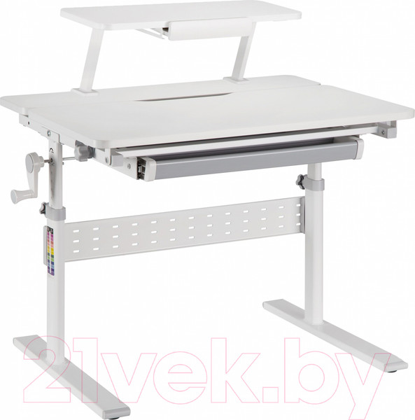 Изображение товара Парта Растущая мебель Smart 80 Е602 с полкой E611 и накладкой E511