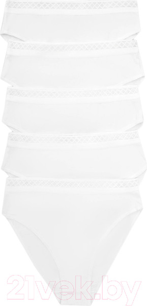 Изображение товара Комплект женских трусов Mark Formelle 412402-5 (р.94, белый)