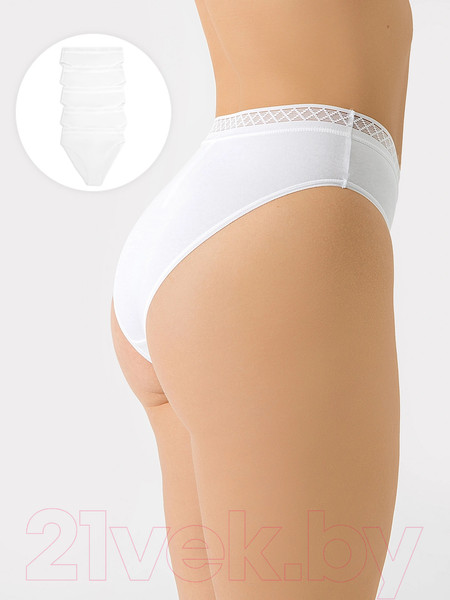Изображение товара Комплект женских трусов Mark Formelle 412402-5 (р.94, белый)