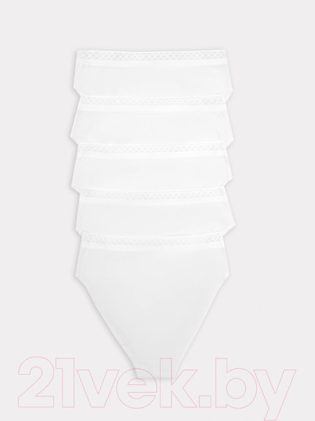 Изображение товара Комплект женских трусов Mark Formelle 412402-5 (р.102, белый)