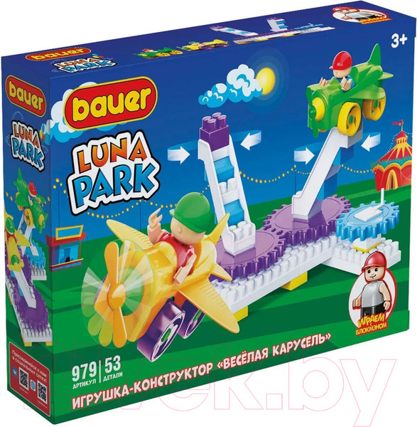 Изображение товара Конструктор Bauer Luna Park Аттракцион Веселая Карусель / 979