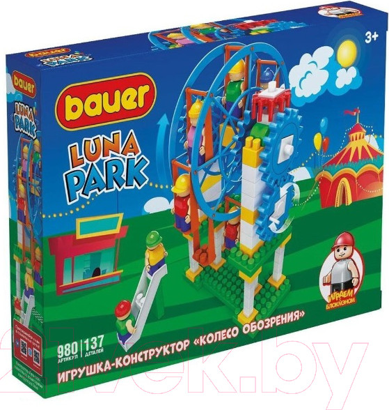 Изображение товара Конструктор Bauer Luna Park Аттракцион Колесо обозрения / 980