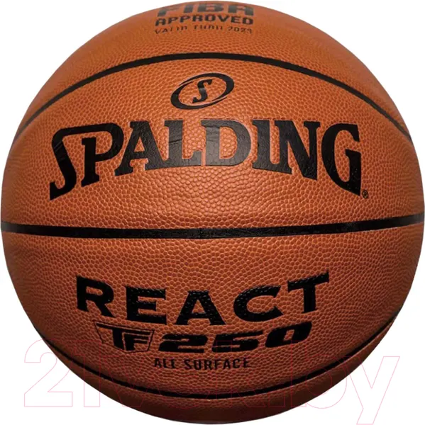 Изображение товара Баскетбольный мяч Spalding React TF-250 / 76-968z (размер 6)