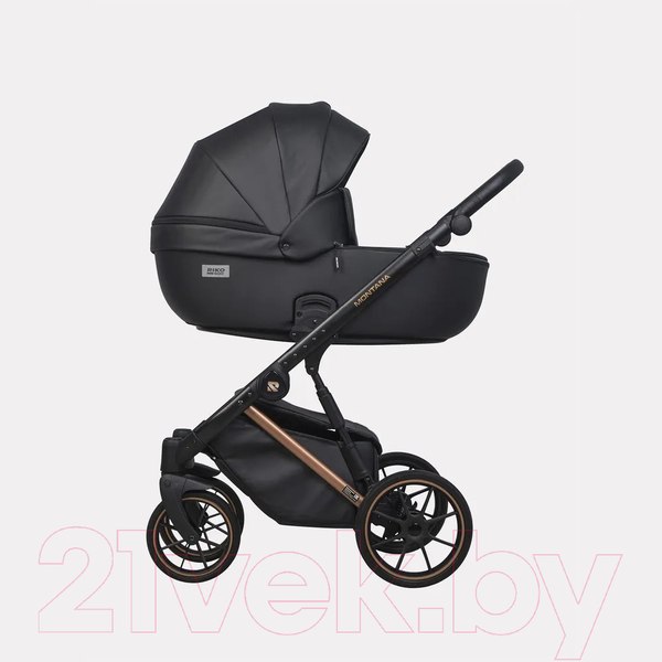 Изображение товара Детская универсальная коляска Riko Montana Premium 2 в 1 (12, черный, рама медь)
