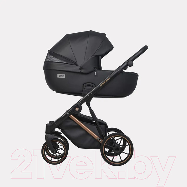Изображение товара Детская универсальная коляска Riko Montana Premium 2 в 1 (12, черный, рама медь)