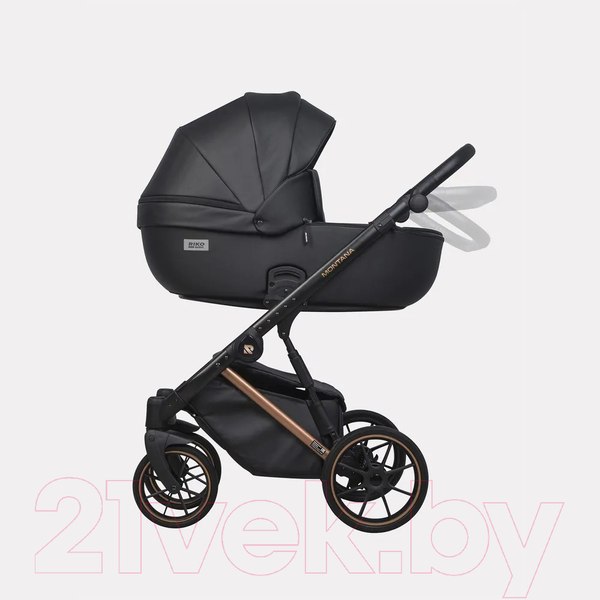 Изображение товара Детская универсальная коляска Riko Montana Premium 2 в 1 (12, черный, рама медь)