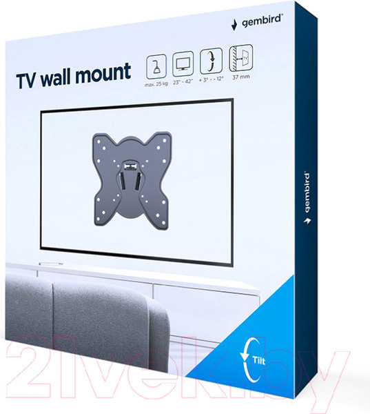 Изображение товара Кронштейн для телевизора Gembird WM-42T-03