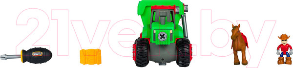 Изображение товара Игрушка-конструктор Nikko Machine Maker Tractor and Trailer / 40081