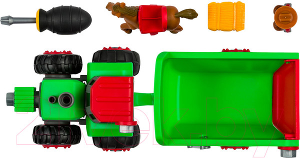 Изображение товара Игрушка-конструктор Nikko Machine Maker Tractor and Trailer / 40081