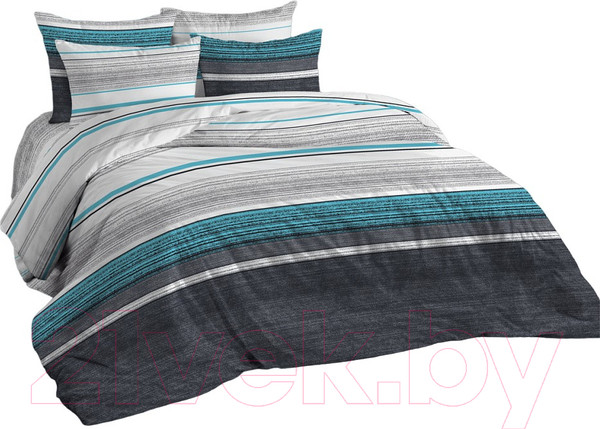 Изображение товара Комплект постельного белья Milanika Байкал Евро (бязь)
