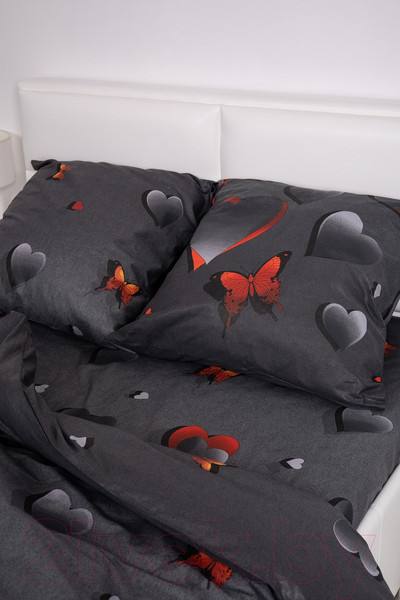 Изображение товара Комплект постельного белья Milanika Страсть 1.5сп (бязь)