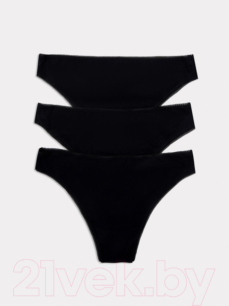 Изображение товара Комплект женских трусов Mark Formelle 412541-3 (р.94, черный)