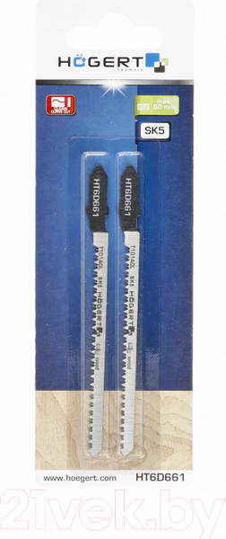 Изображение товара Набор пильных полотен Hoegert HT6D661-2 (2шт)