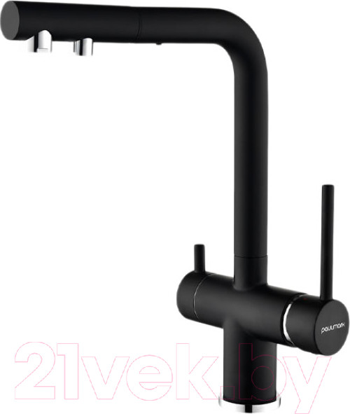 Изображение товара Смеситель Paulmark Serpentine Se213222-401 (антрацит)