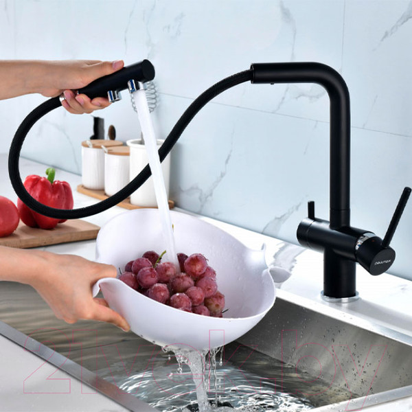 Изображение товара Смеситель Paulmark Serpentine Se213222-401 (антрацит)