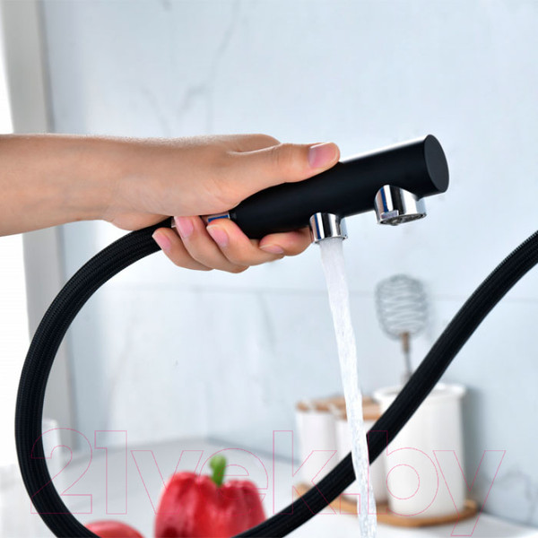 Изображение товара Смеситель Paulmark Serpentine Se213222-401 (антрацит)