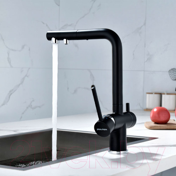 Изображение товара Смеситель Paulmark Serpentine Se213222-401 (антрацит)