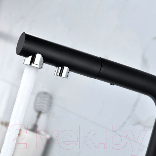 Изображение товара Смеситель Paulmark Serpentine Se213222-401 (антрацит)