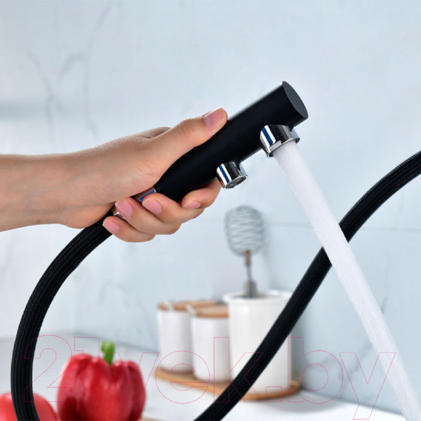 Изображение товара Смеситель Paulmark Serpentine Se213222-401 (антрацит)