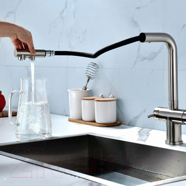 Изображение товара Смеситель Paulmark Serpentine Se213222-NI