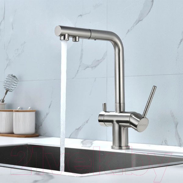 Изображение товара Смеситель Paulmark Serpentine Se213222-NI