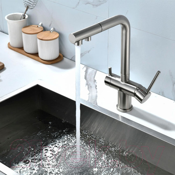 Изображение товара Смеситель Paulmark Serpentine Se213222-NI