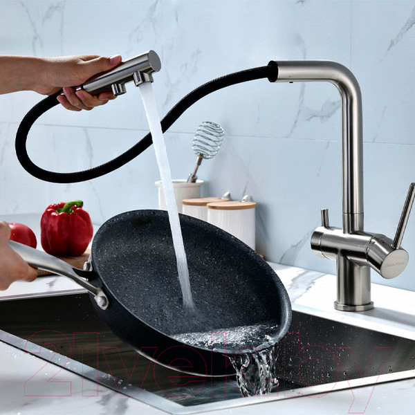 Изображение товара Смеситель Paulmark Serpentine Se213222-NI