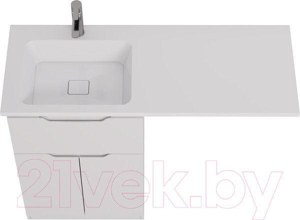Изображение товара Тумба под умывальник Dreja Vega 60 / 99.0450 (белый глянец)