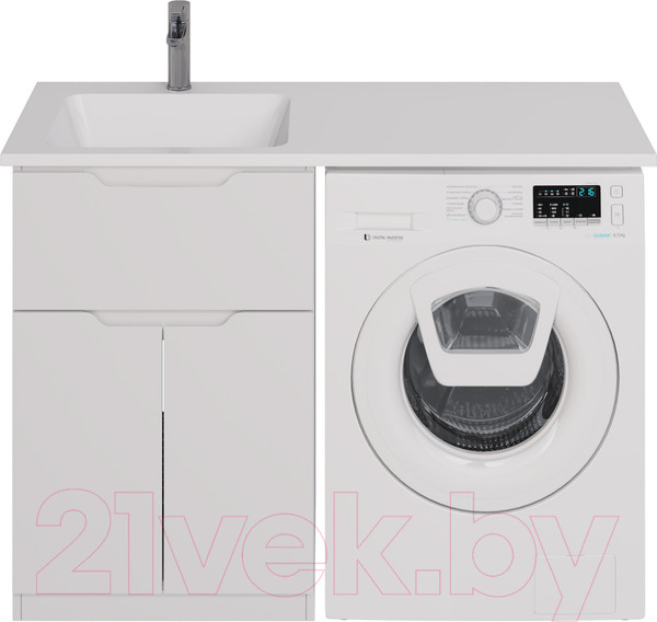 Изображение товара Тумба под умывальник Dreja Vega 60 / 99.0450 (белый глянец)