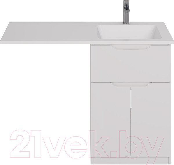 Изображение товара Тумба под умывальник Dreja Vega 60 / 99.0450 (белый глянец)