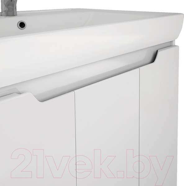 Изображение товара Тумба под умывальник Dreja Q Plus D 80 / 99.1006 (белый глянец)