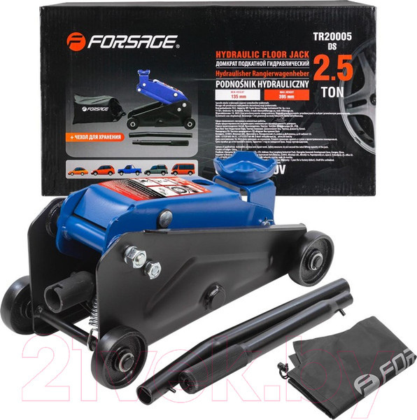 Изображение товара Подкатной домкрат Forsage F-TR20005DS (56593)
