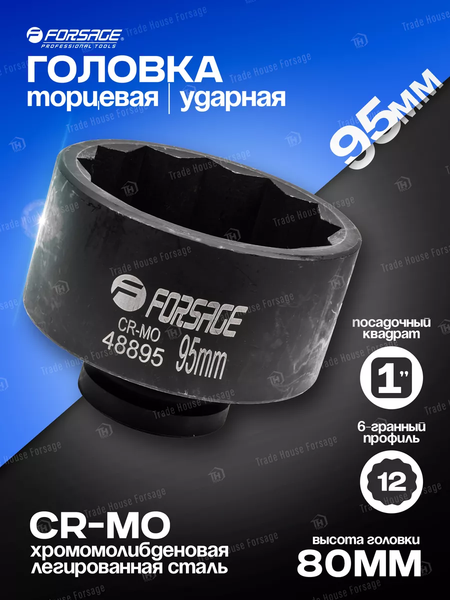 Изображение товара Головка слесарная Forsage F-48895 (57512)
