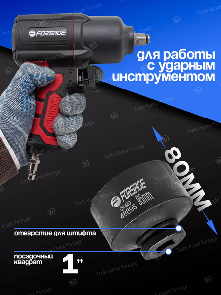 Изображение товара Головка слесарная Forsage F-48895 (57512)