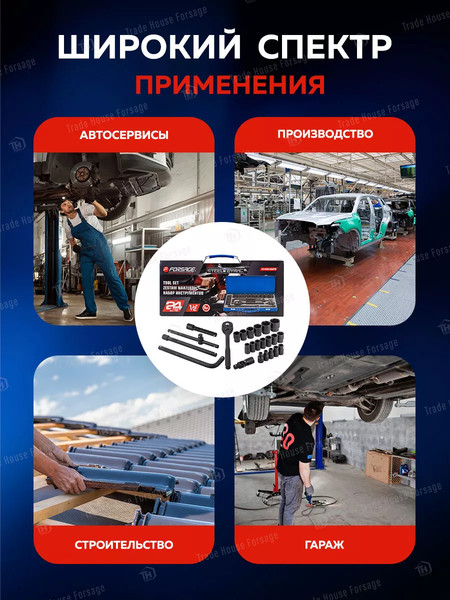 Изображение товара Универсальный набор инструментов Forsage F-4245B-5MPB(57605)