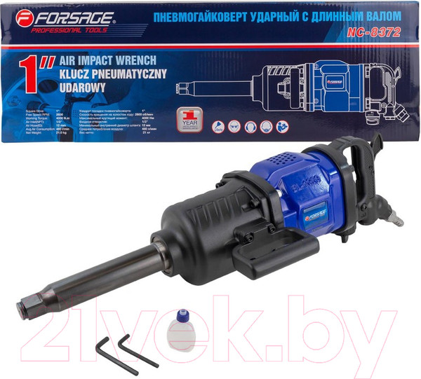 Изображение товара Пневмогайковерт Forsage F-NC-8372 (57863)