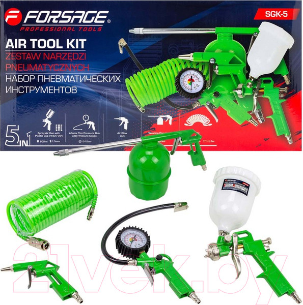 Изображение товара Пневматический краскопульт Forsage F-SGK-5 (58003)